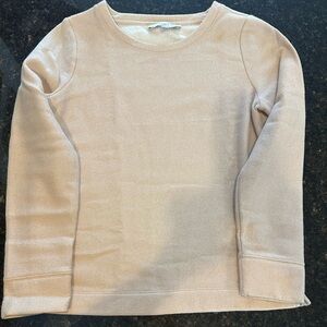 LOFT Crewneck Sweater – Soft Neutral Blush / Beige – Classic & Versatile - XS